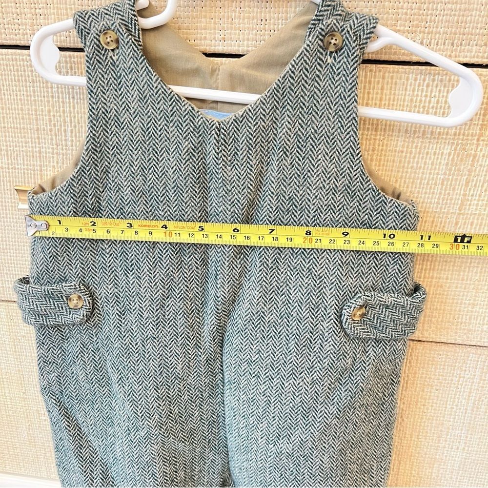 Bella Bliss Herringbone Kids Romper Jon Jon Wool 18months - Picture 2 of 5